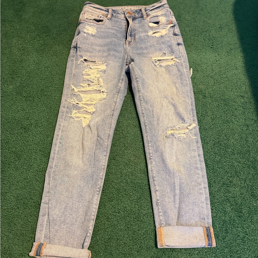 American eagle Distressed Light Blue Women's Jeans